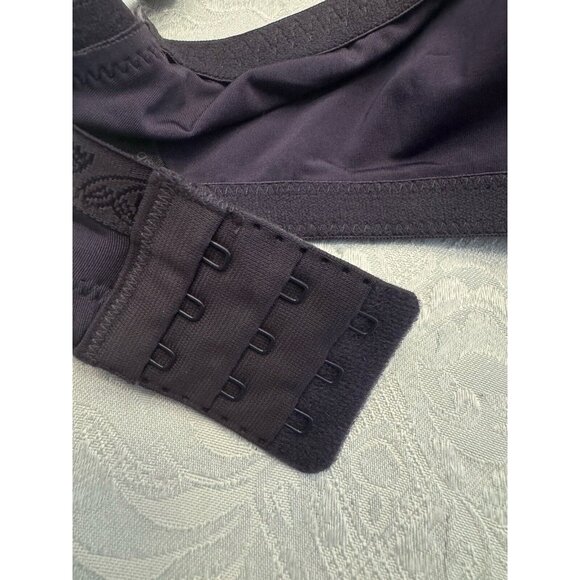 NATORI Size 38D Body Double With Lace Full Fit Bra Purple Underwire Cups 136001 - Picture 7 of 10